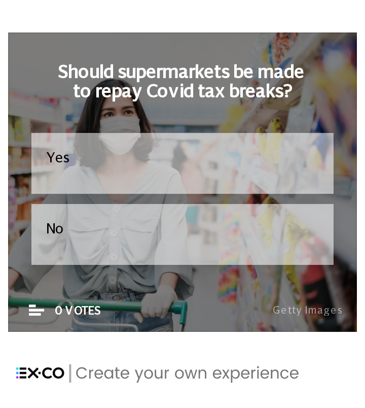 supermarkets Covid tax business rates breaks poll