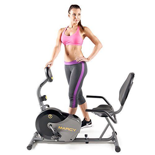 8) Recumbent Bike with Adjustable Resistance