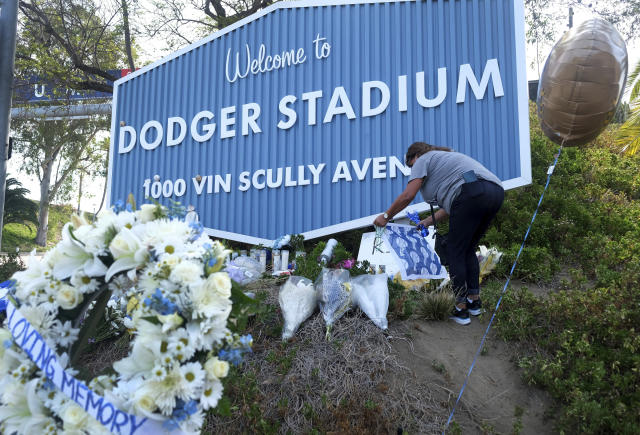 2022 Vin Scully Memorial Jersey Patch - Los Angeles Dodgers