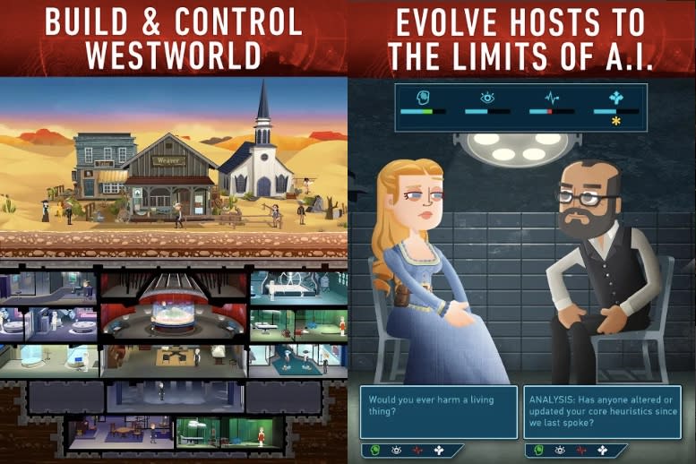 You can play God in the ‘Westworld’ mobile game. But you’ll also have to face the consequences.