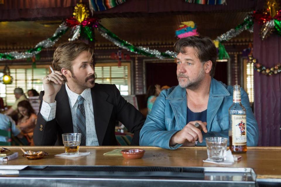 En Coral Gables Art Cinema el filme ‘The Nice Guys’ (2016) del director Shane Black con Russell Crowe y Ryan Gosling.