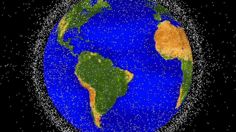 Low Earth orbit is the region of space within 2,000 kilometers of the planet's surface. It is the most concentrated area for orbital debris. (NASA)