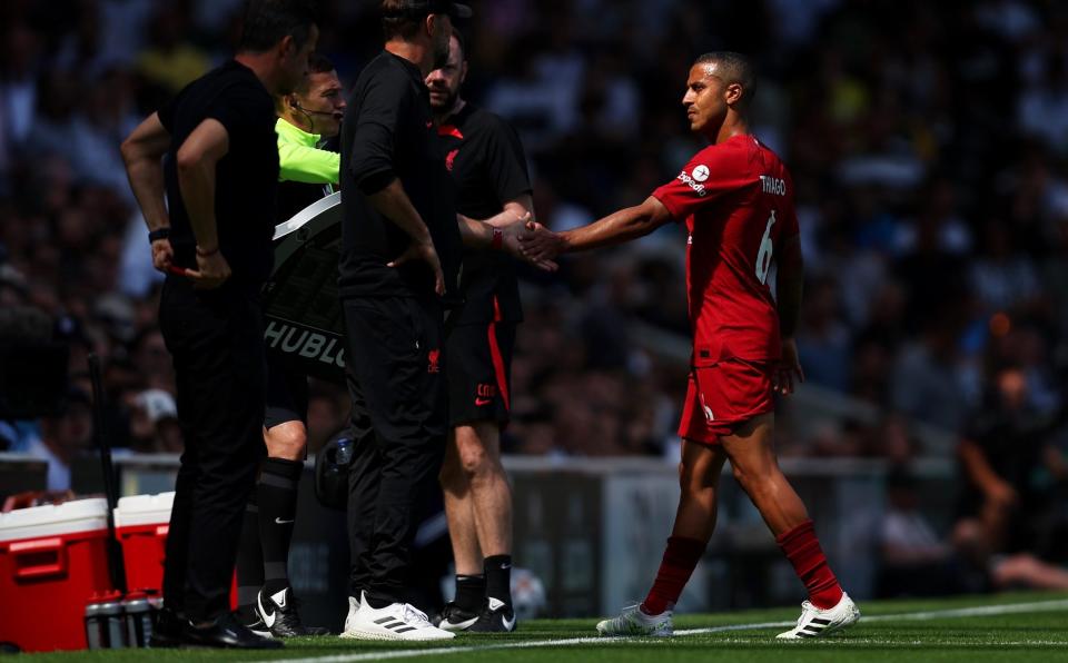 Thiago Alcantara - Liverpool’s midfield conundrum may force Jurgen Klopp back into transfer market - GETTY IMAGES