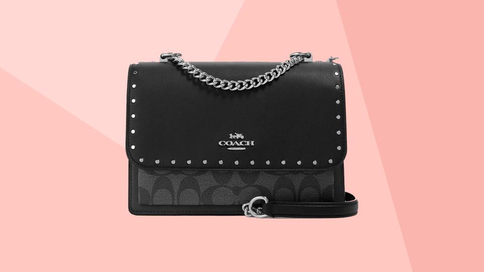 The Coach Klare crossbody strikes the perfect balance between sophisticated and edgy.
