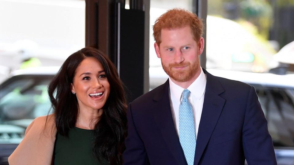 Mandatory Credit: Photo by Shutterstock (10444945m)Britain's Prince Harry and Meghan Duchess of Sussex, arrive to attend the WellChild Awards CeremonyWellChild Awards, Royal Lancaster Hotel, London, UK - 15 Oct 2019.