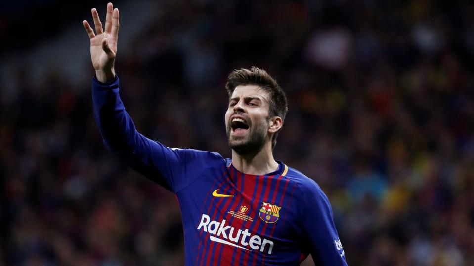 Gerard Piqué es el tercer capitán de FC Barcelona, por encima de él están Leo Messi y Sergio Busquets. / Foto: Yahoo Magazines PYC