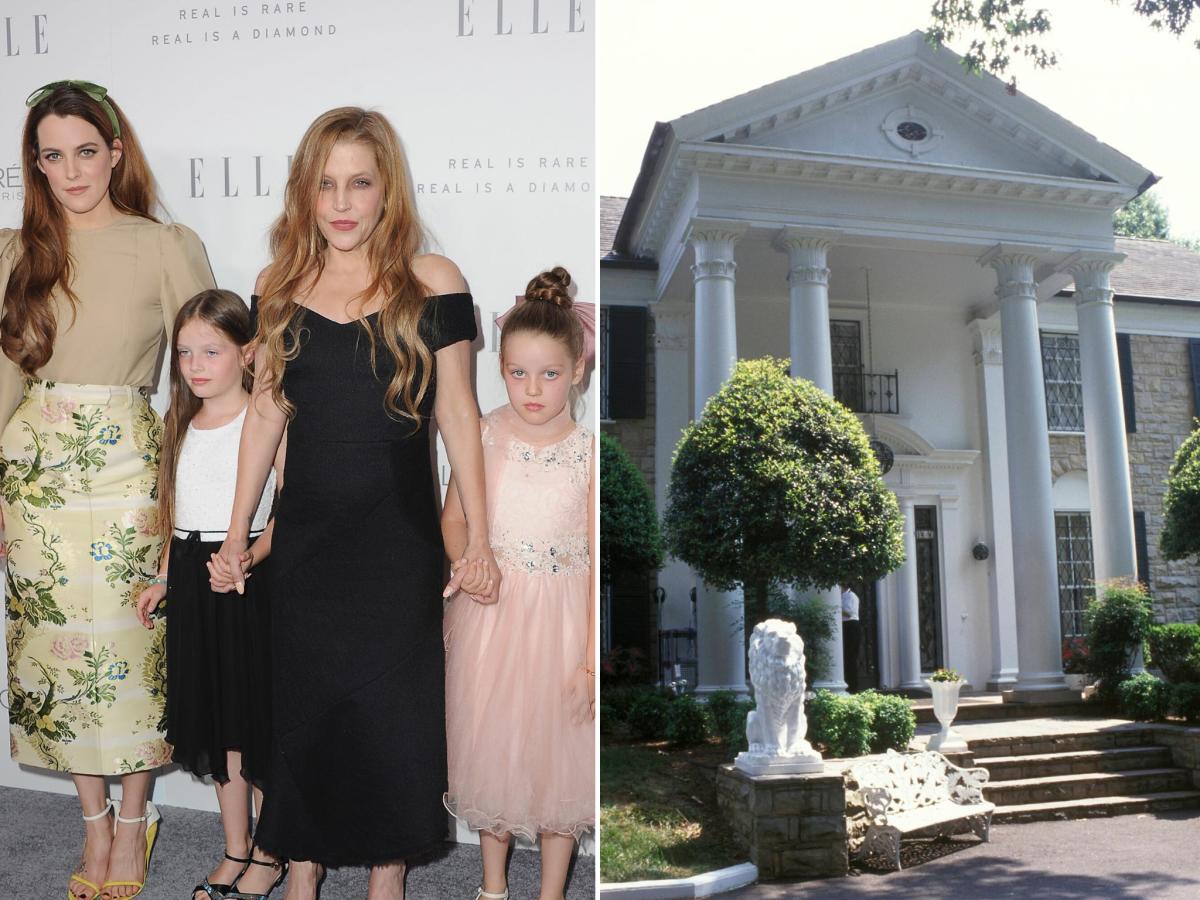 Lisa Marie Presley's children Riley Keough and 14yearold twins will