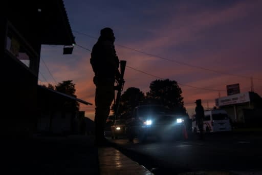 The checkpoints in Cheran operate 24 hours a day