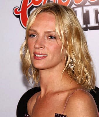 Uma Thurman at the LA premiere of Miramax's Kill Bill Vol. 2