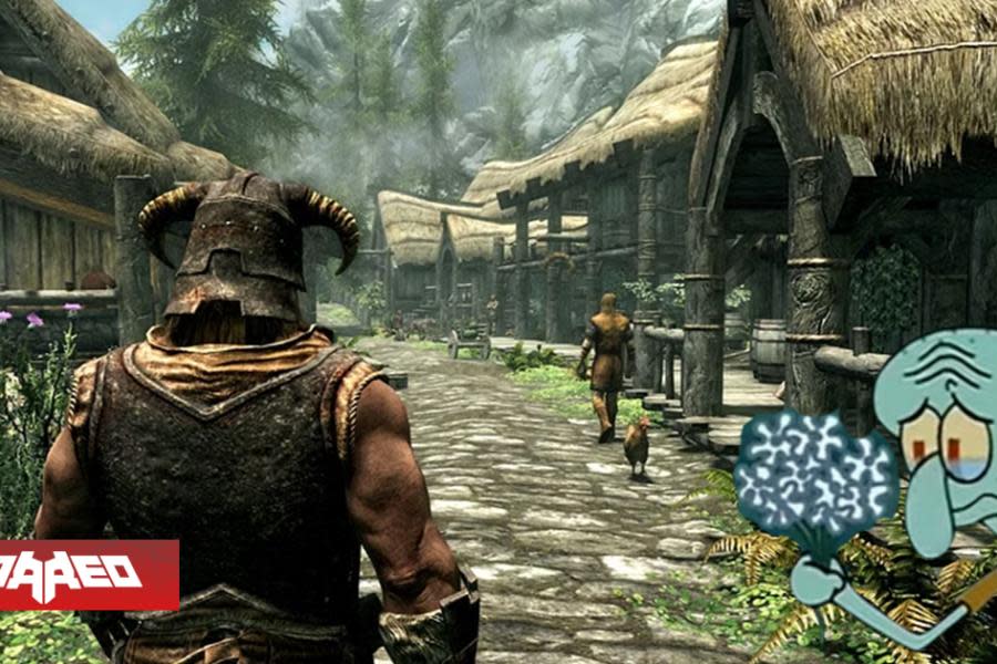 Gamer desempolvó su vieja Xbox 360 luego de 12 años para darle un último adiós a su personaje de Skyrim