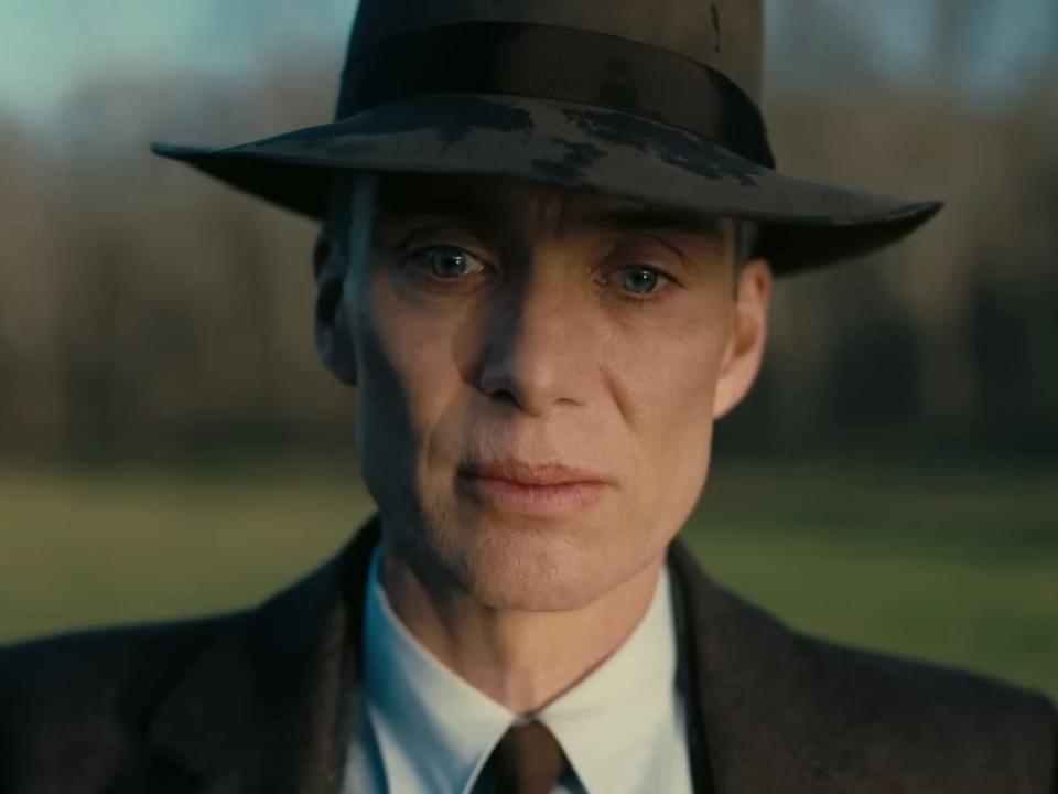 Cillian Murphy as J. Robert Oppenheimer in "Oppenheimer."