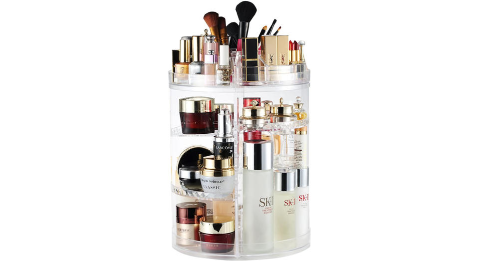 Makeup Organiser 360 Degree Rotating Adjustable Cosmetic Display Stand 