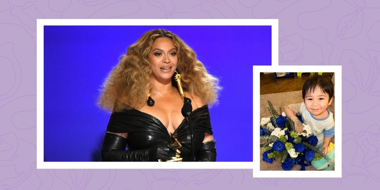 Beyonce sends toddler boy flowers