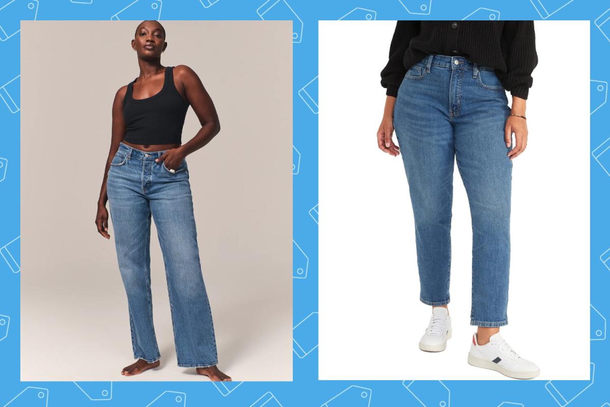 I'm a size 18 and tried the viral 'crossover jeans' trend – I went down a  whole size and it snatched my waist