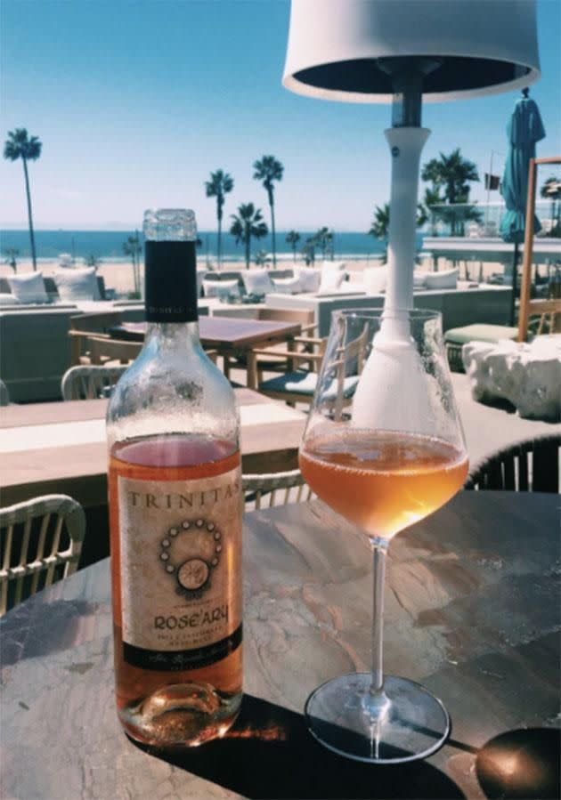 What's a stay without a Rose at the rooftop bar? Photo: Instagram