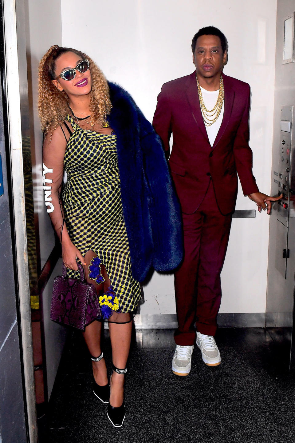 Beyoncé, JAY-Z Smile in Elevator Years After Solange Knowles Fight