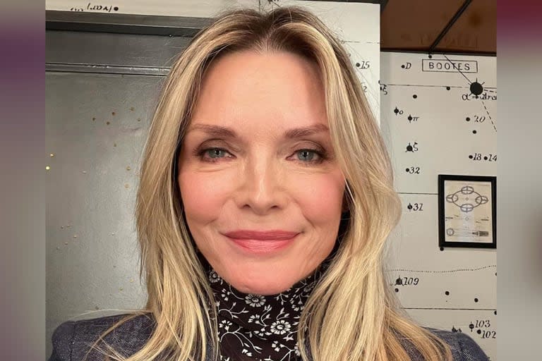 Michelle Pfeiffer mostró cómo le quedó el ojo tras un accidente