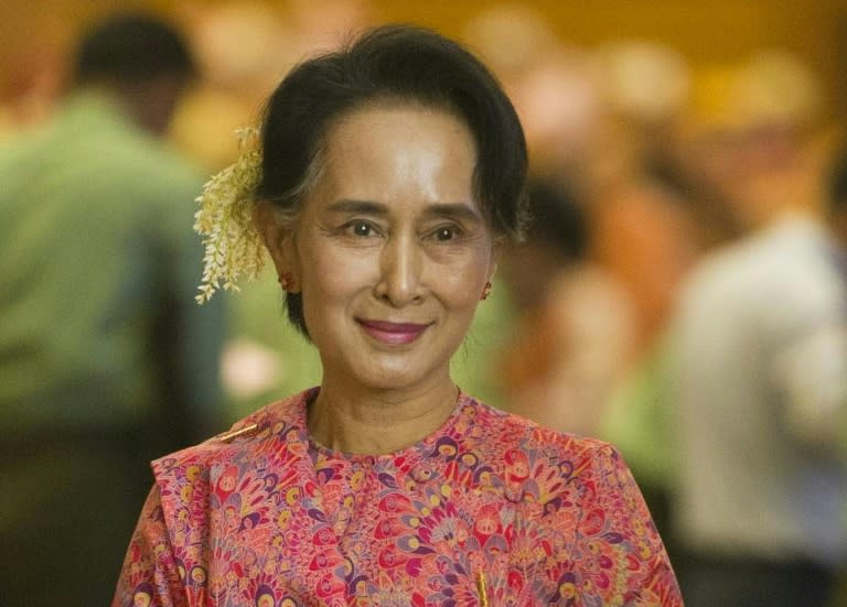 Aung San Suu Kyi is barred from becoming president by Myanmar's junta-era constitution