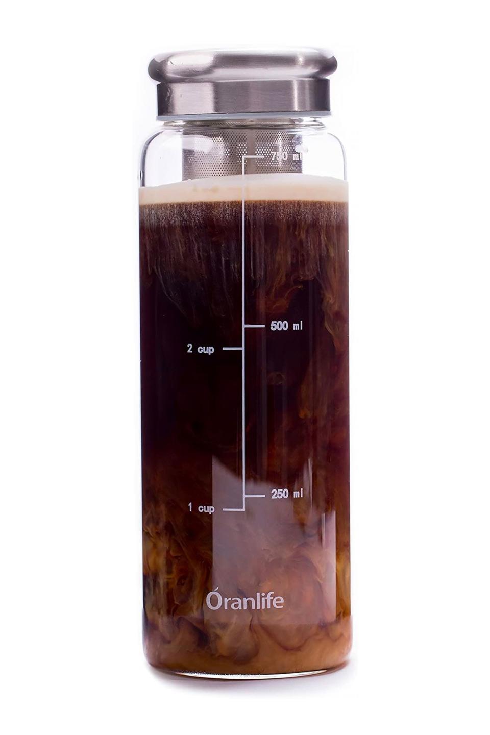 8) Oranlife Portable Cold Brew Coffee Maker