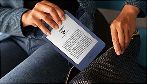 All-new Kindle (2022 release) – The lightest and most compact Kindle, now with a 6” 300 ppi hig…