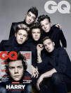 1D showed off their grown-up looks in a GQ shoot that saw each member of the band given their own cover.<br><br>See the full shoot and interview in the September issue of GQ on sale now.<br><br>[Platon]