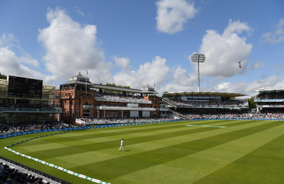 LONDON, ENGLAND - AUGUST 18: A general view of  the Lords Pavilion during day five of the 2nd Ashes Test match between England and Australia at Lord's Cricket Ground on August 18, 2019 in London, England. (Photo by Stu Forster/Getty Images)