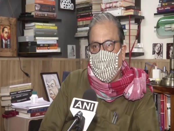 RJD leader Manoj Jha speaking to ANI in New Delhi on Sunday. (Photo/ANI)