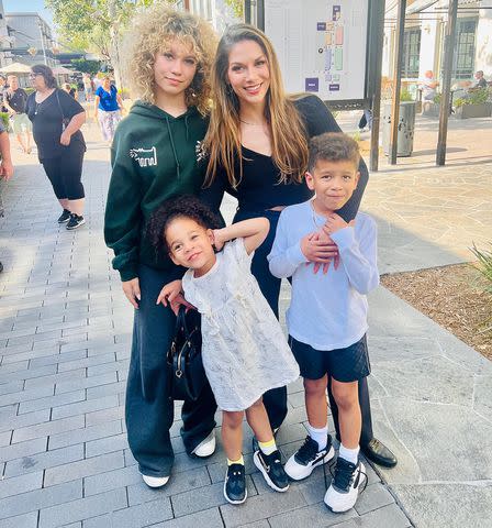 <p>Alison Holker/Instagram</p> Allison Holker and her children Weslie, Zaia and Maddox.