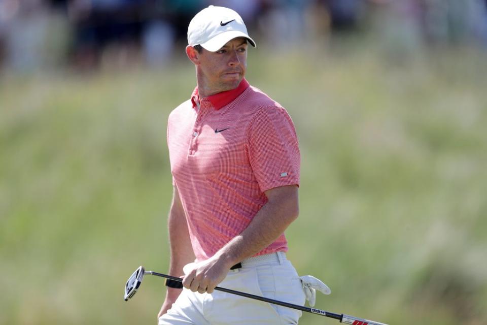 Rory McIlroy carded a third-round 69 (Richard Sellers/PA) (PA Archive)