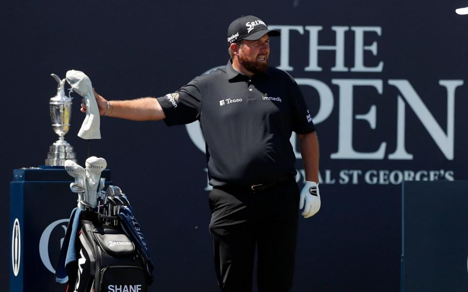 Republic of Ireland's Shane Lowry on the 1st tee during the final round - Reuters 