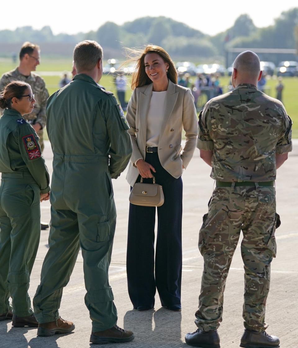 Kate spoke with those involved in August’s rescue efforts from Afghanistan (Steve Parsons/PA) (PA Wire)