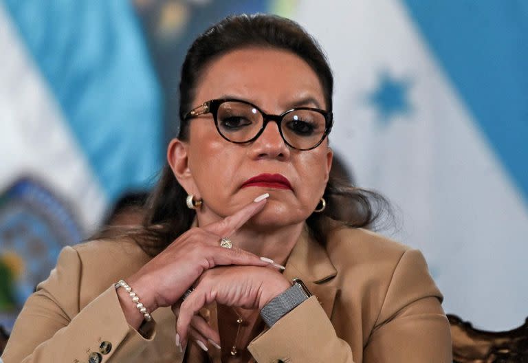 En esta foto de archivo tomada el 24 de noviembre de 2022, la presidenta de Honduras, Xiomara Castro