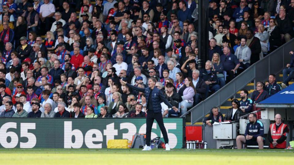 Oliver Glasner managing Crystal Palace