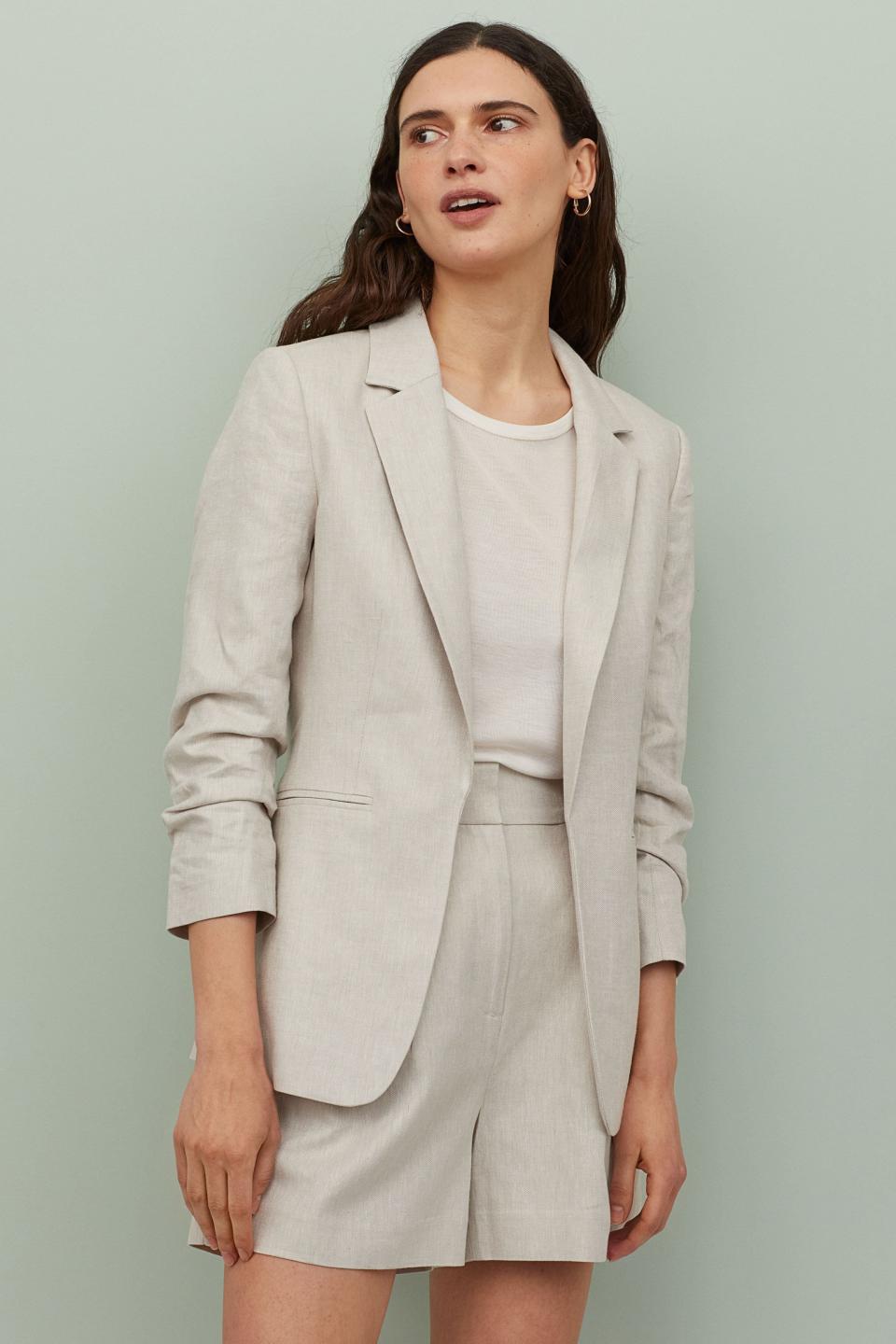 10) Linen-Blend Jacket