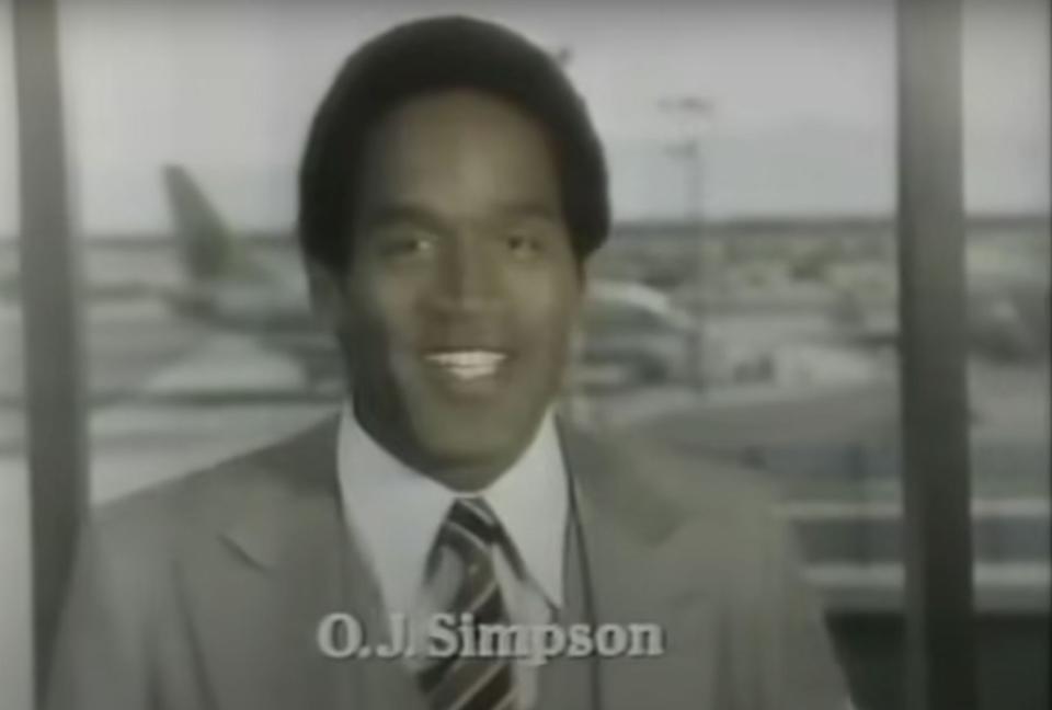 Simpson was the TV pitchman for Hertz car rentals, a role he filled for nearly 20 years. Courtesy of Youtube