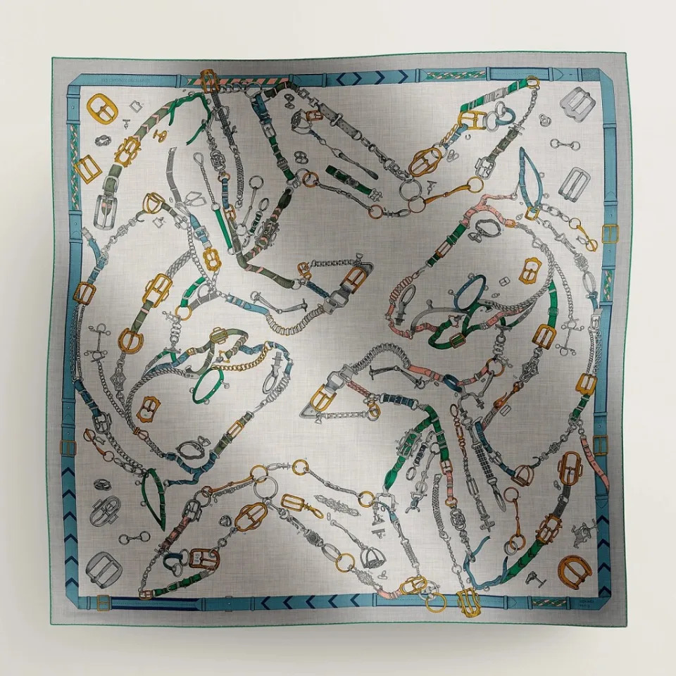 The $1,300 Hermès Chevaux Dechaines scarf Kelce is said to have gifted Swift for Valentine’s Day. Hermes