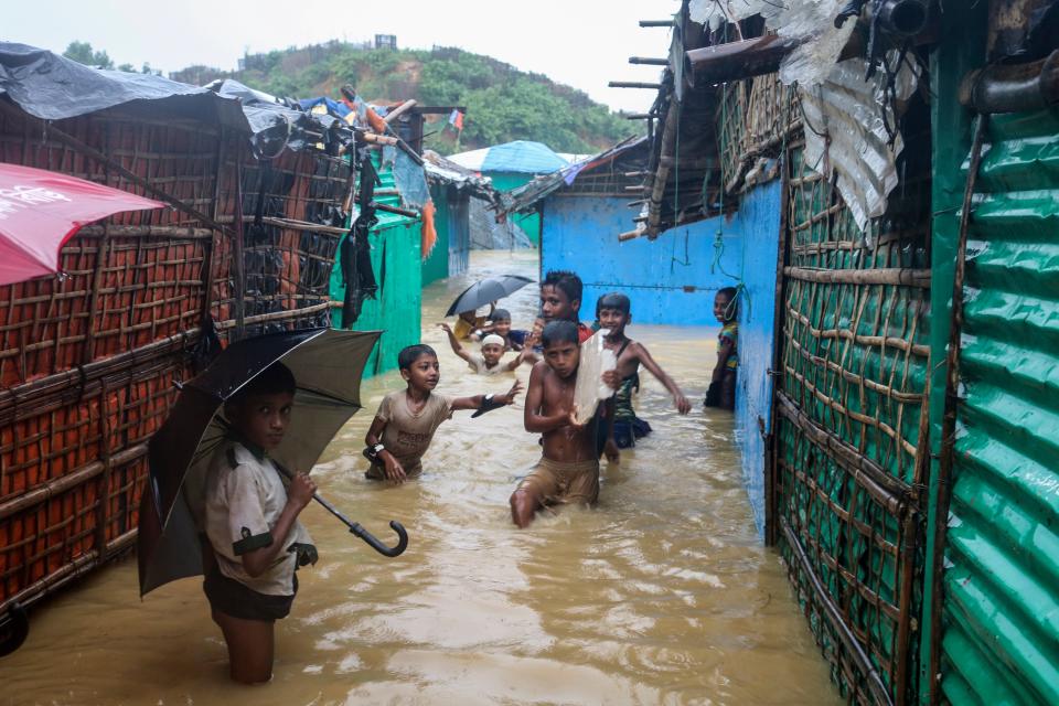 BANGLADESH-INUNDACIONES-ROHINYA (AP)