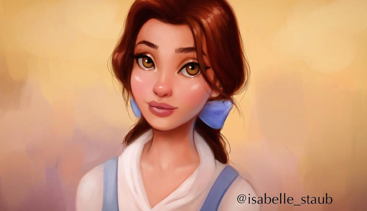 This Artist Reimagines Disney Princesses In Realistic But Breathtaking Illustrations 