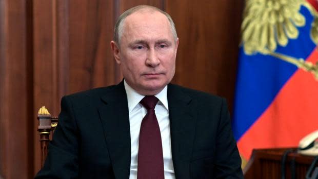 Bournemouth Echo: Vladimir Putin's 'hideous and barbaric venture must fail. (PA)