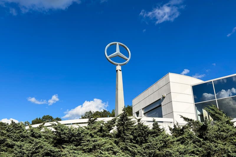 Mercedes automotive plant, as workers vote on whether to join the UAW, in Vance, Alabama