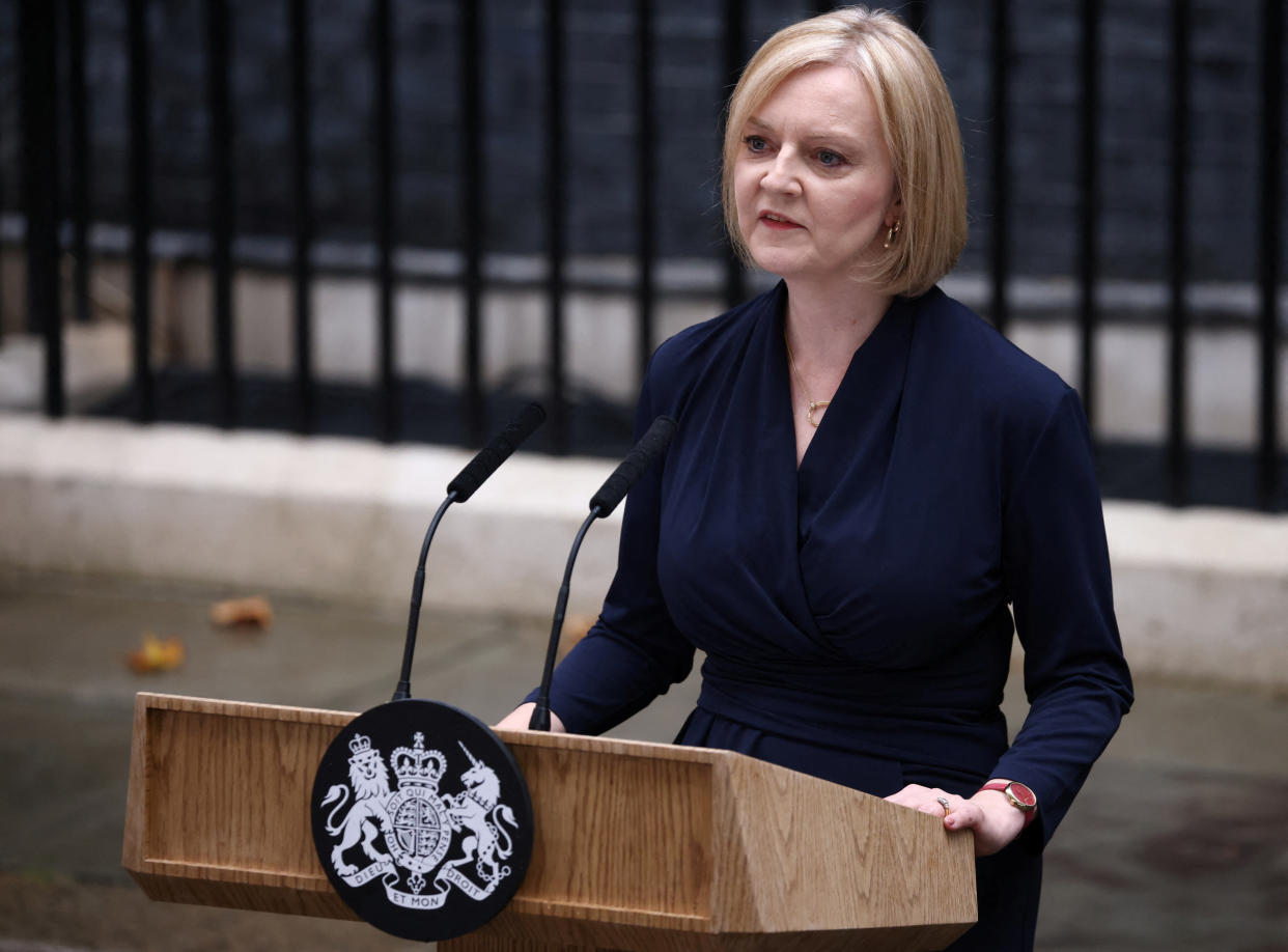New British Prime Minister Liz Truss. She is expected to reveal an energy support package on Thursday