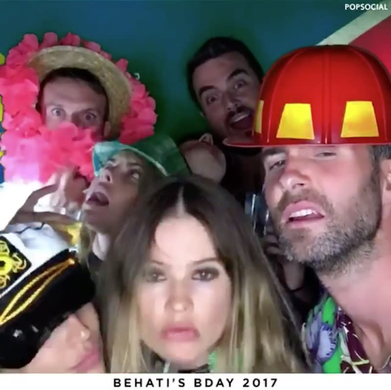 <p>The singer and his pals let loose at wife Behati Prinsloo’s 28th-birthday bash: “PARTY DAYZ!” (Photo: <a rel="nofollow noopener" href="https://www.instagram.com/p/BUNRaLVl8K5/" target="_blank" data-ylk="slk:Adam Levine via Instagram;elm:context_link;itc:0;sec:content-canvas" class="link ">Adam Levine via Instagram</a>) </p>