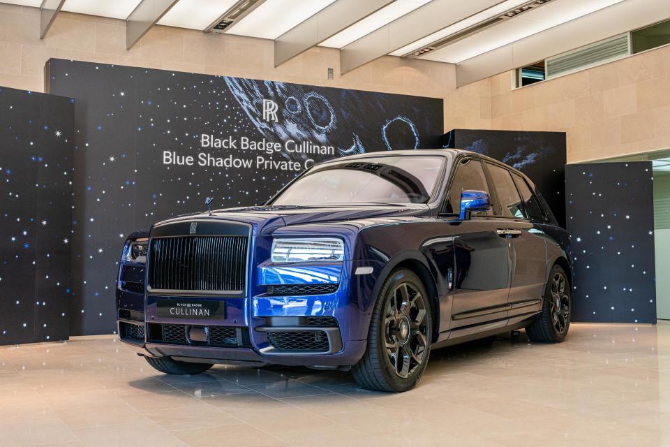 太空分界的幻象逸品 Rolls-Royce Black Badge Cullinan Blue Shadow