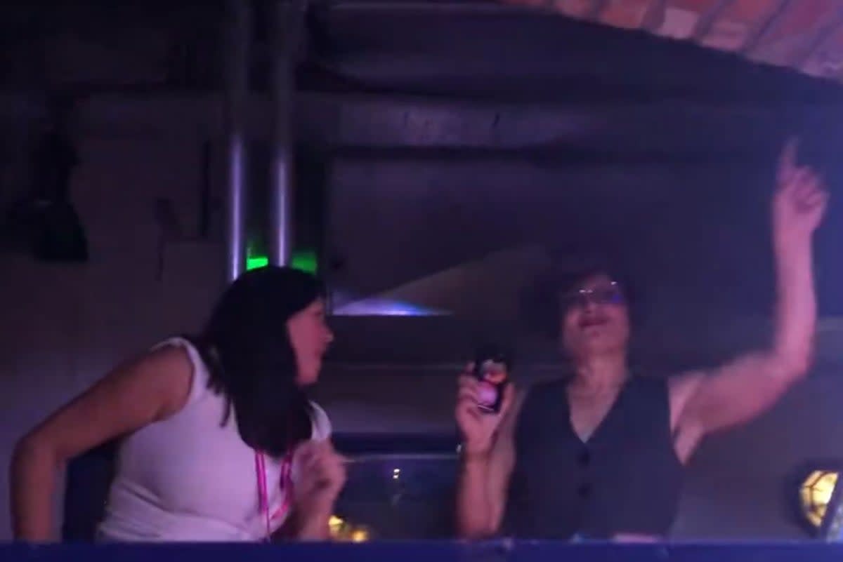 Lisa Nandy and Thangam Debbonaire in the DJ booth (LabourList)