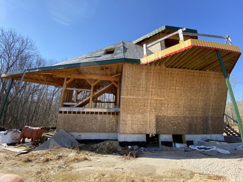 The controversial "fish barn" potentially violated Exeter's zoning code because of its size.