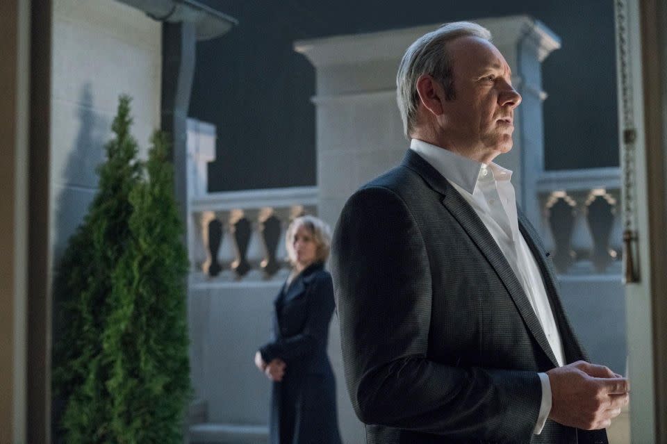 Kevin Spacey did not receive a nomination for his work on House Of Cards. Source: Netflix