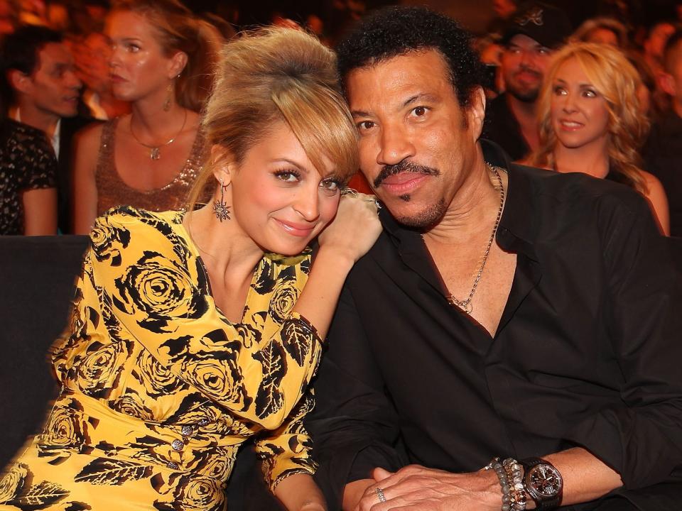 nicole and lionel richie in 2012