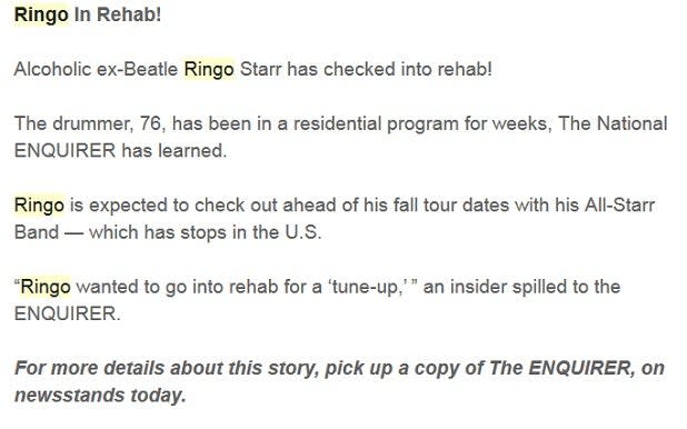 ringo rehab