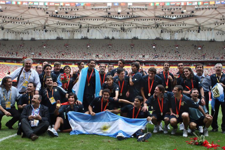 La selección argentina se consagró en el Juego Olímpico de Beijing en 2008