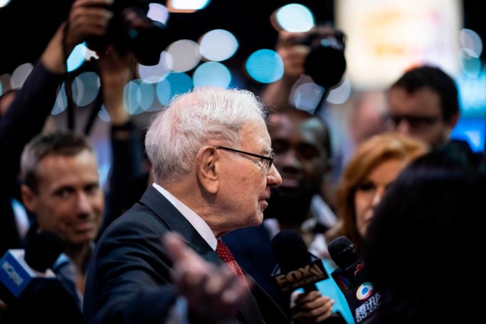 When Warren Buffett speaks, the world listens. (Photo by Johannes EISELE / AFP/Getty Images)